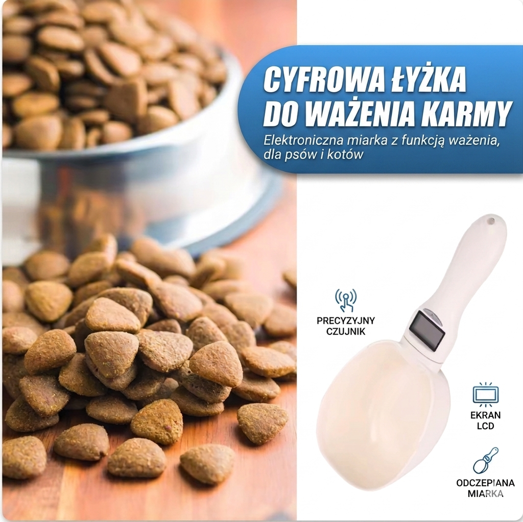 SmartScoop – Cyfrowa łyżka wagowa dla zwierząt