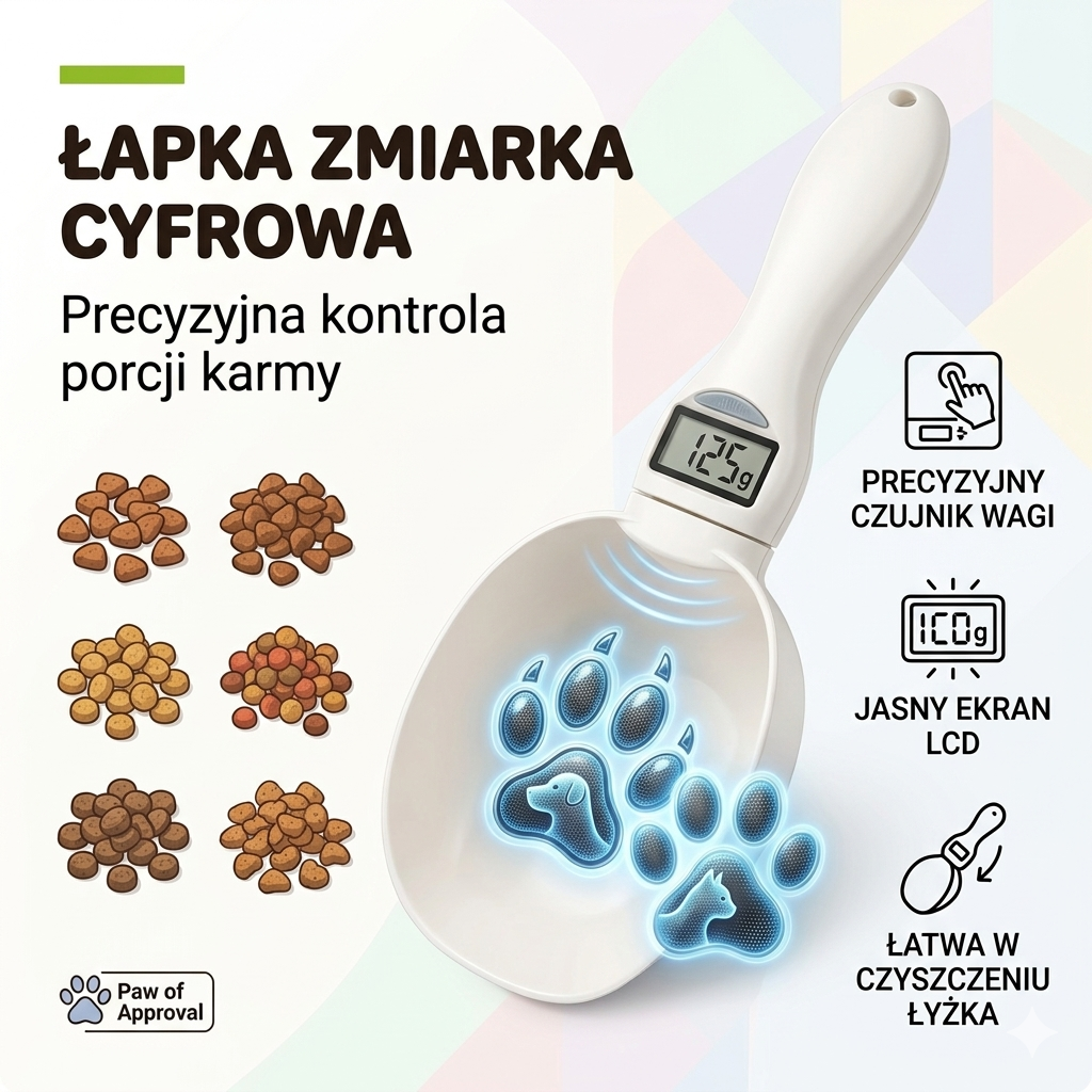 SmartScoop – Cyfrowa łyżka wagowa dla zwierząt