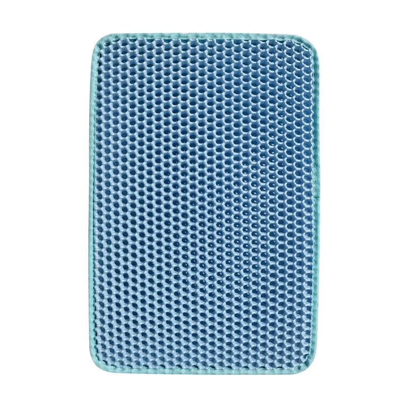 Cat Litter Mat Waterproof Double Layer Pet Litter Box Mat Pet Toilet Cat Mat Nonslip Sand Cat Washable Mat Pet Clean Supplies